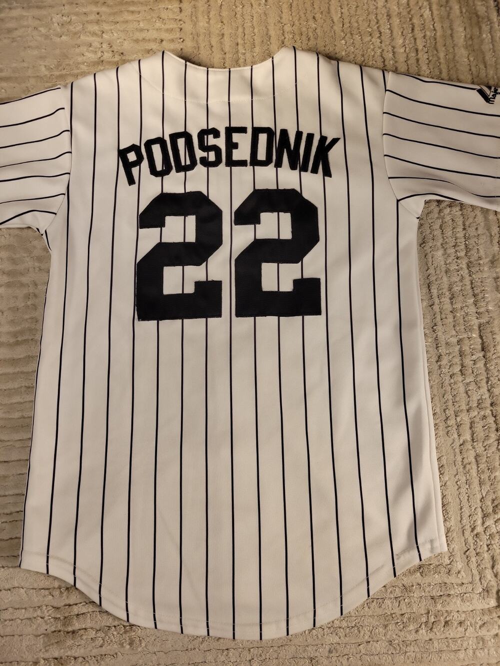Majestic Scott Podsednik Chicago White Sox Jersey baseball MLB Youth Size Medium